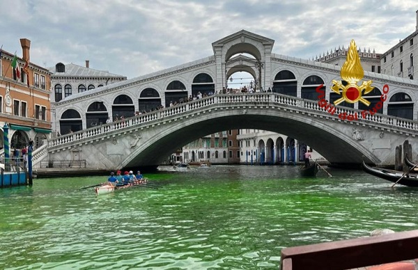 Dünya bunu konuşuyor! Su yemyeşil oldu