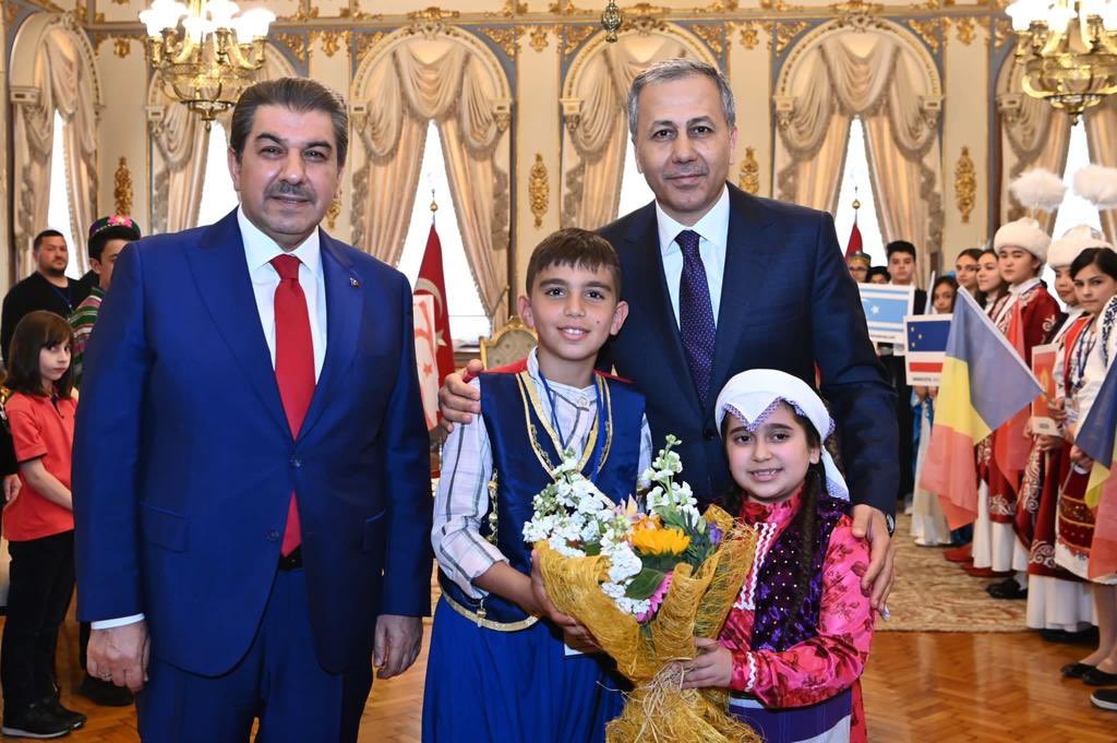 Dünya Çocukları Vali Yerlikaya'yı ziyaret etti