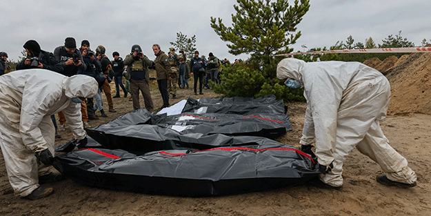 Dünya dehşete düştü! Rusya'dan geri alınan kentte ortaya çıktı