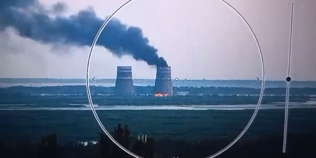 Dünya diken üstünde! Zaporijya Nükleer Güç Santrali soğutması alevler içinde kaldı