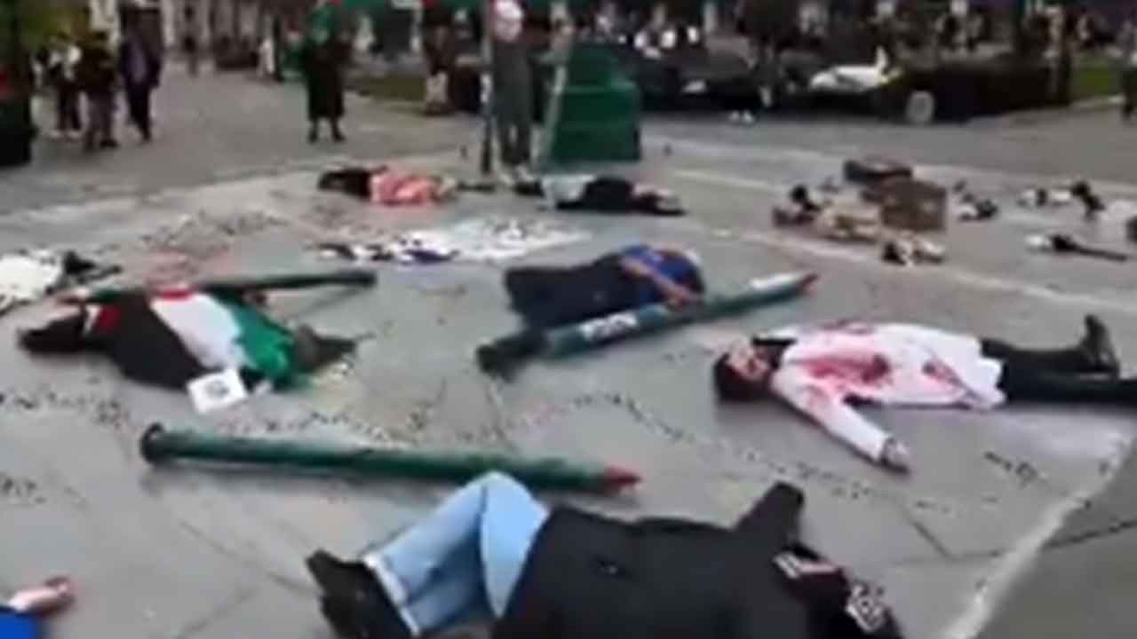 Dünya gündemine oturan ölüm eylemi! İzleyenler dondu kaldı