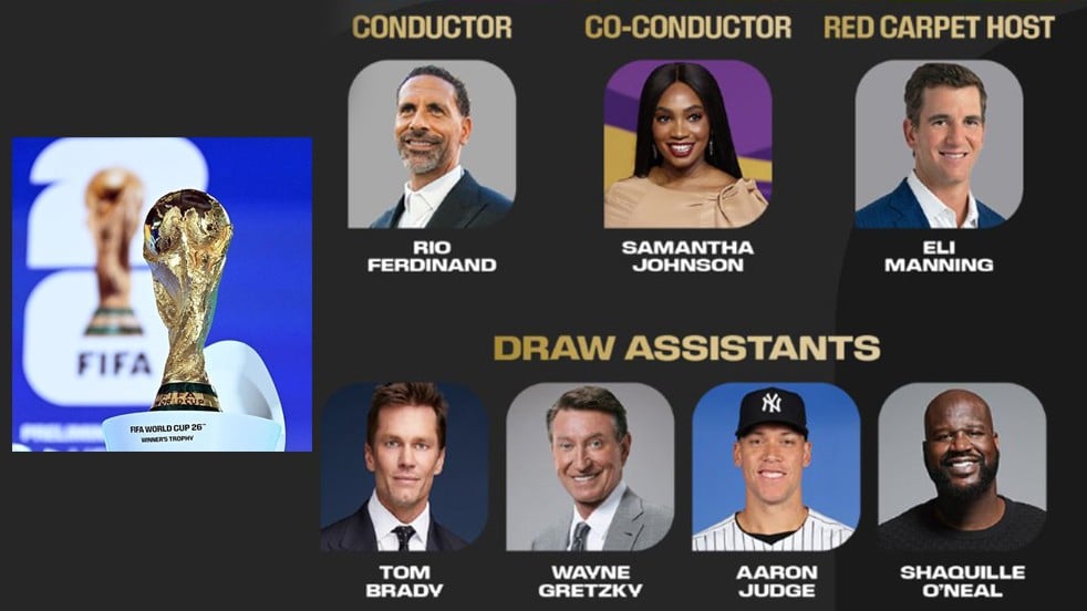 Dünya Kupası kura çekiminde sporun "efsane" isimleri yer alacak