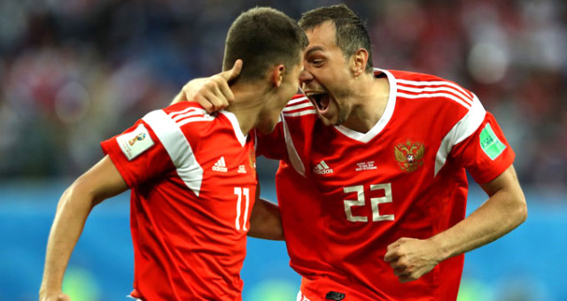 Dünya Kupasında Rusya fırtınası: 2'de 2 yaptı