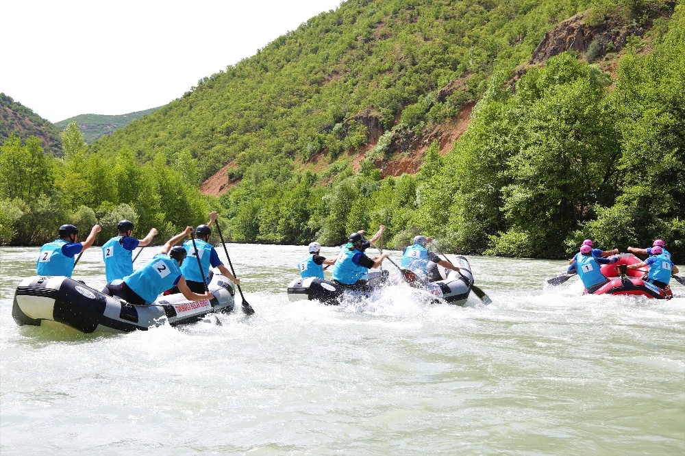 Dünya Rafting Şampiyonası heyecanı, Tunceli’de başladı 