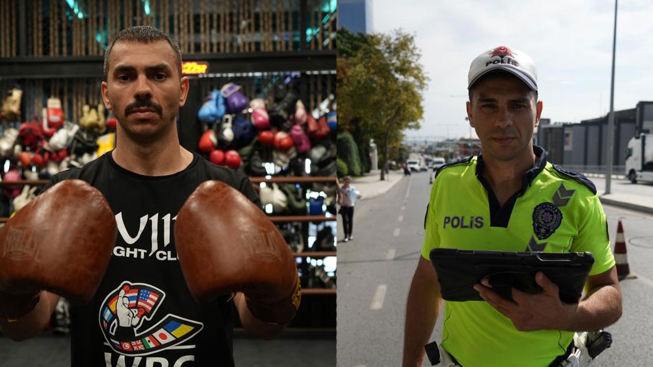 Dünya Şampiyonluğuna hazırlanıyor! Gündüz polis akşam boksör