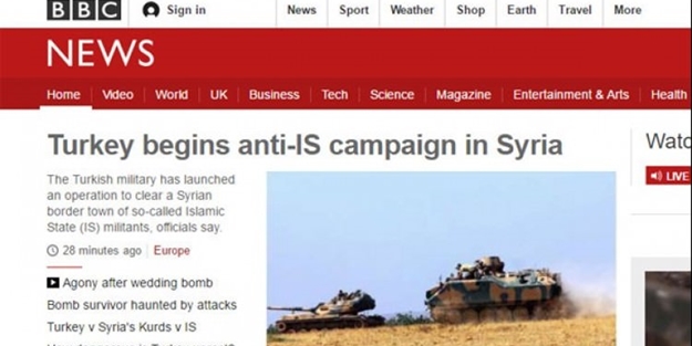 Suriye harekatını dünya son dakika olarak geçti!