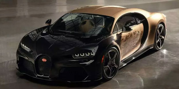 Dünyada eşi benzeri yok! Bugatti Chiron Super Sport Golden Era'nın yapımı 2 yıl sürdü