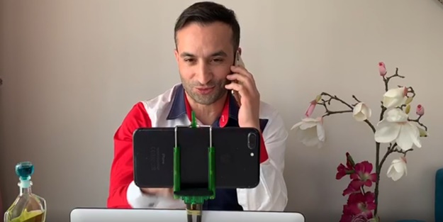 Dünyada ilk defa Türk gurbetçilere online moral konseri verildi