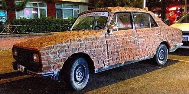 Dünyada tek! Tuğla kaplı Anadol