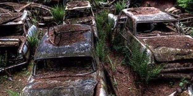 Dünyanın en büyük araba mezarlığı!