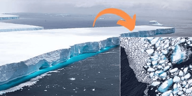Dünyanın en büyük buz dağı tamamen eridi