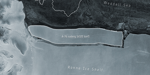 Dünyanın en büyük buzdağı böyle koptu!