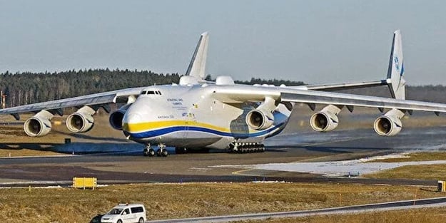 Dünyanın en büyük uçağı An-225'ten geri bu görüntüler kaldı!