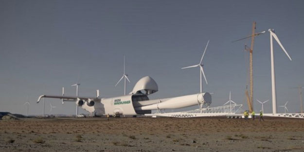 Dünyanın en büyük uçağı tanıtıldı! Petrol ve doğal gaza savaş açtılar