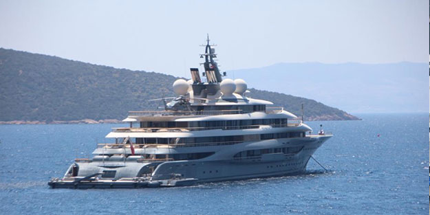 Dünyanın en büyüklerinden... Bodrum'a geldi