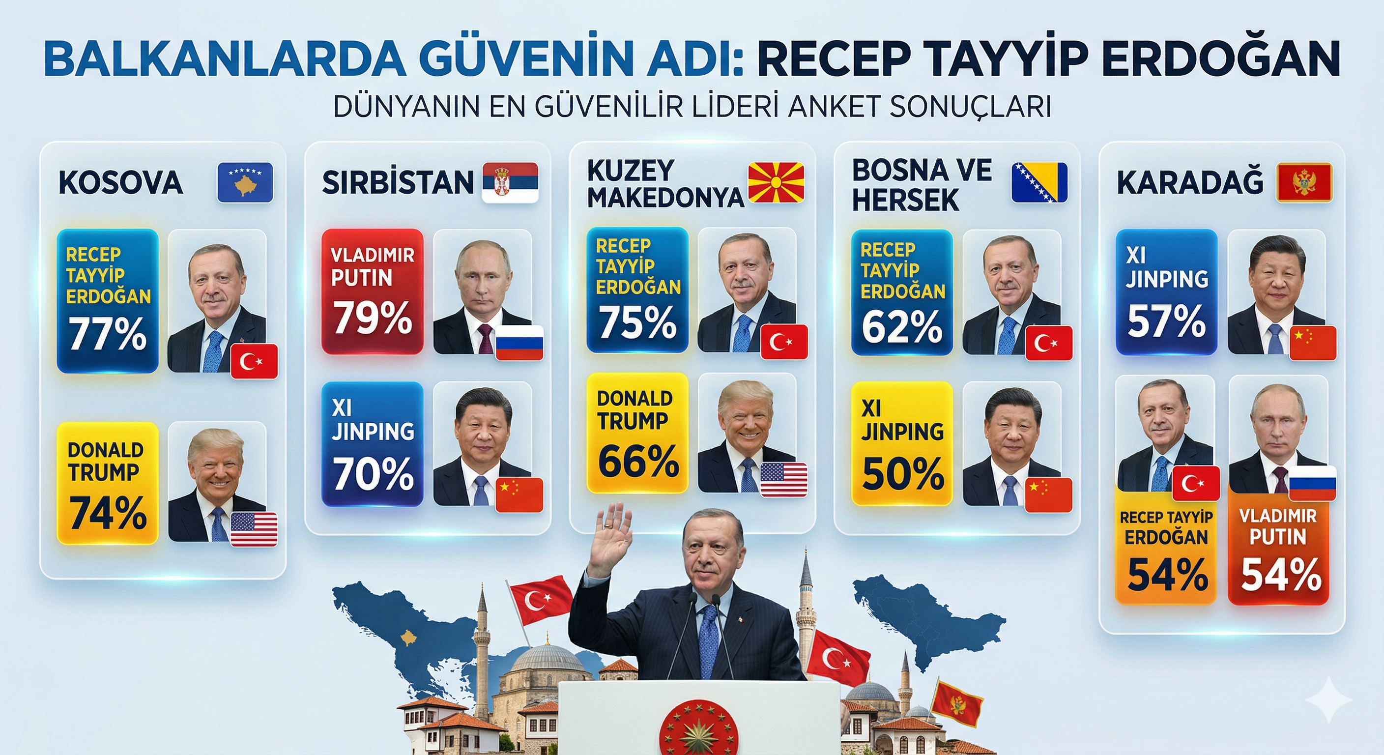 Dünyanın en güvenilir liderler anketi
