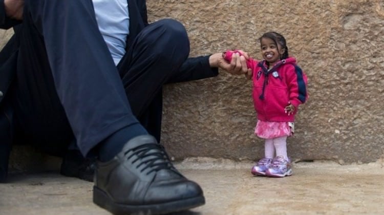 Dünyanın en uzun adamı ile en kısa kadını Mısır'da