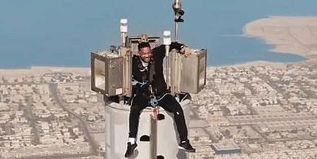 Dünyanın en yüksek binasından aşağıya bakış! İşte o ilginç manzara…