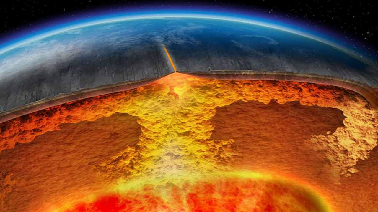 Dünya'nın kabuğu parçalanıyor!