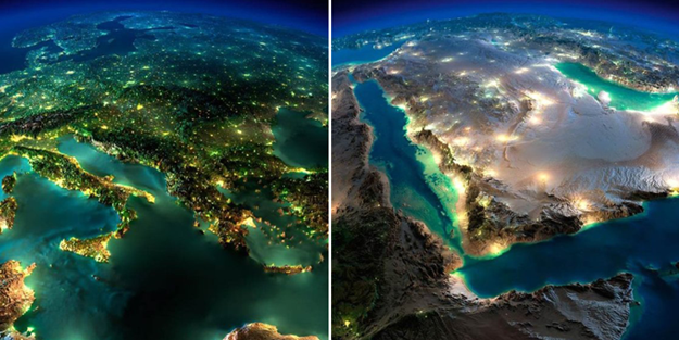 Dünyanın uzaydan çekilmiş muhteşem fotoğrafları