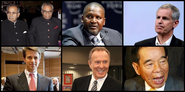 Dünyanın yarısından zengin 62 isim