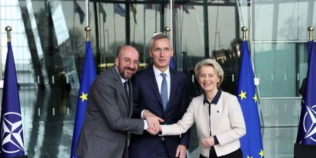 Dünyayı etkileyecek karar! NATO ve AB'den Rusya ve Çin'e karşı ortak bildiri açıklandı