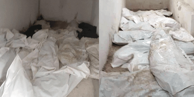 Dünyayı sarsan görüntüler! Asker cesetleri üst üste atmışlar