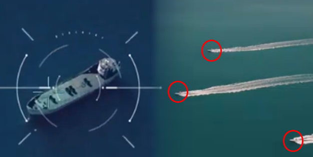 Dünyayı şoka sokacak anlar! Bayraktar TB2 işaretledi, Türk İDA'sı gemiyi bir anda batırdı