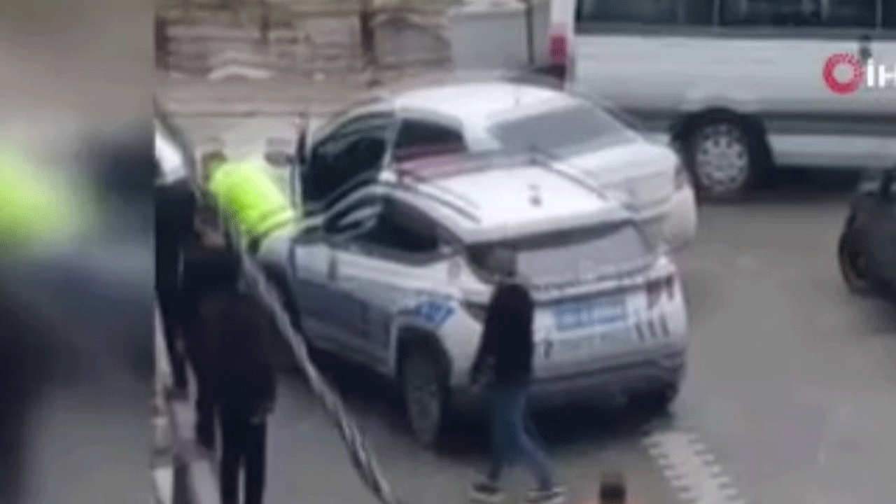 Dur ihtarına uymayınca olanlar oldu: Muayenesiz araç ortalığı birbirine kattı!