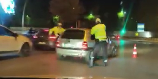 Dur ihtarına uymayıp kaçtı