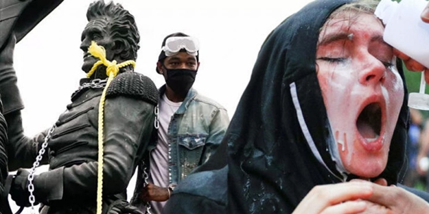 Durdurulamıyorlar... Beyaz Saray önünde inanılmaz görüntüler