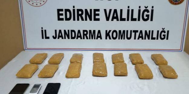 Durdurulan otomobilde kokain ele geçirildi