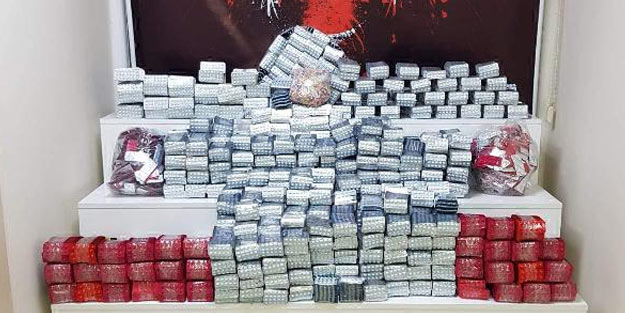Durdurulan TIR'da uyuşturucu etkisi olan ilaçlar bulundu; 4 gözaltı