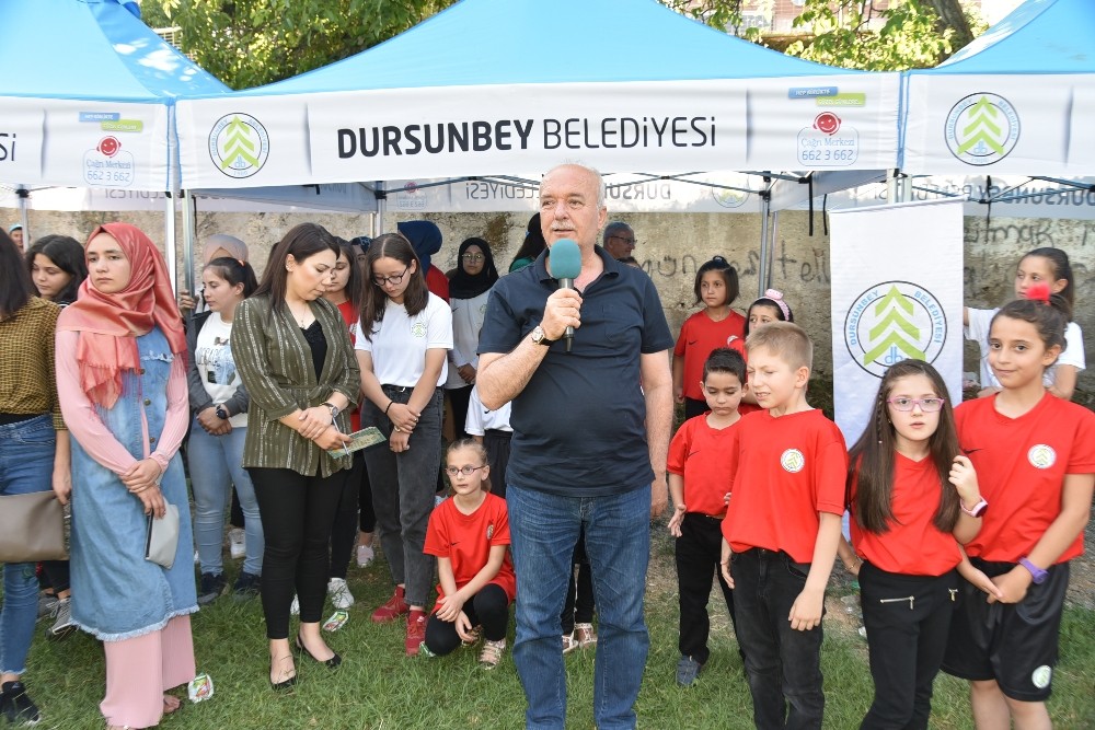 Dursunbey’de çocuklar spor okulundan mezun oldu 
