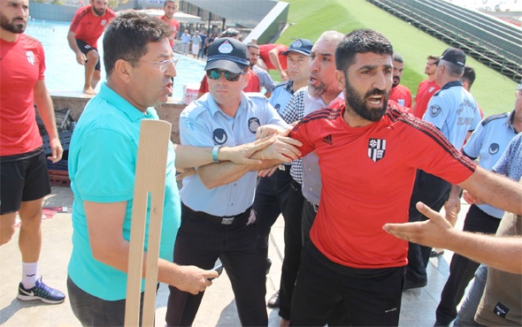 Duş alacak su bulamayan Aydınspor'lu futbolcular bakın ne yaptı?