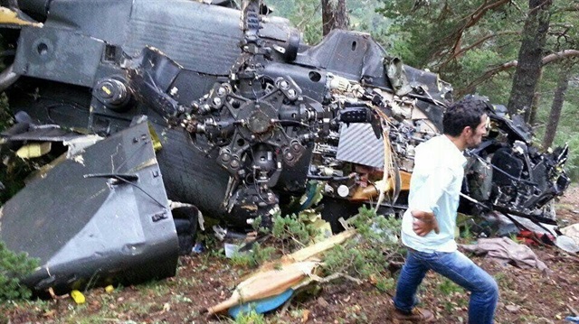Düşen askeri helikopterle ilgili çok çarpıcı detay ortaya çıktı