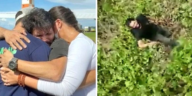 Düşen uçağın pilotu 36 gün sonra canlı bulundu!