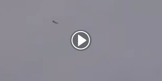 Düşen uçaktan ilk görüntüler!