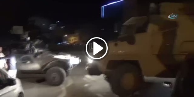 Düşünmeden zırhlı araçların önüne yattı!
