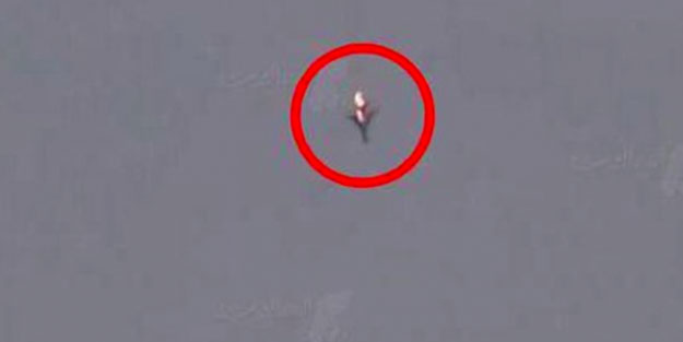 Düşürülen Suriye jetindeki pilotlardan biri esir alındı