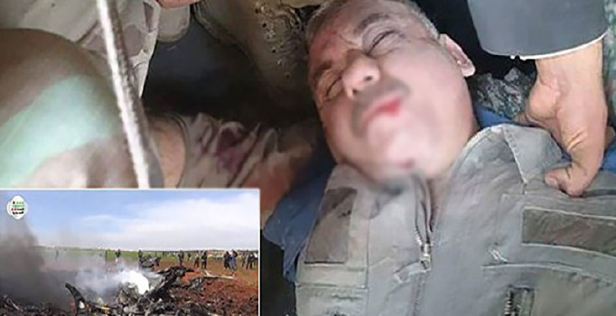 Düşürülen uçağının pilotu El Nusra'nın elinde