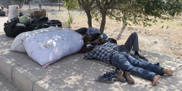 Duyan koştu! Geceyi böyle geçirdiler