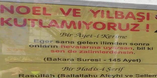 Duyarlı Müslümanlardan yılbaşına tepki