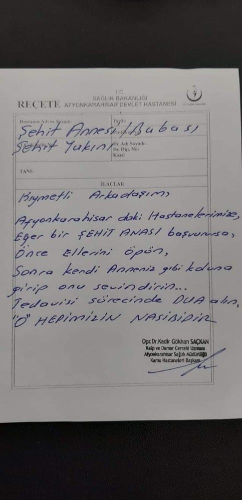 Duygulandıran reçete 