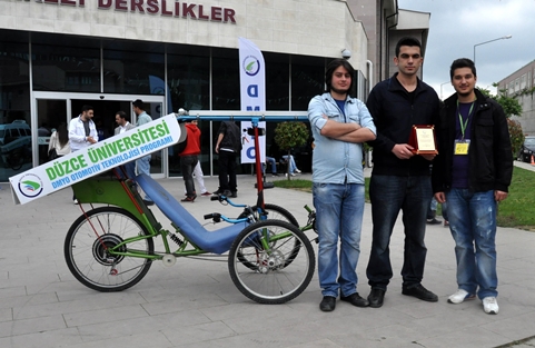 Düzce Üniversitesi'nden, güneş enerjili bisiklet