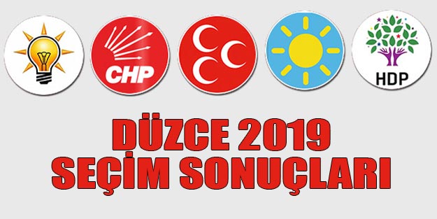 Düzce yerel seçim sonuçları 2019 | Düzce ilçeleri yerel seçim sonuçları