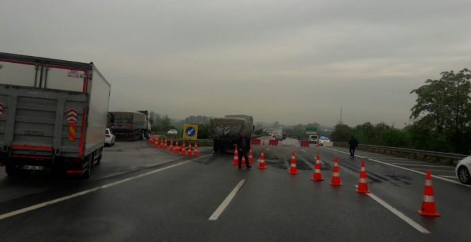 Düzce'de bakım çalışması yapılan yolda kaza: 1 ölü