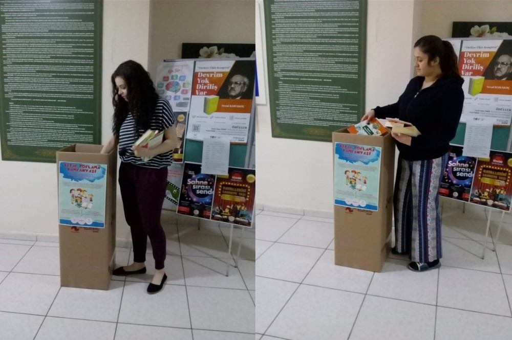Düzce’de başlatılan kampanyaya kitaplar gelmeye başladı 