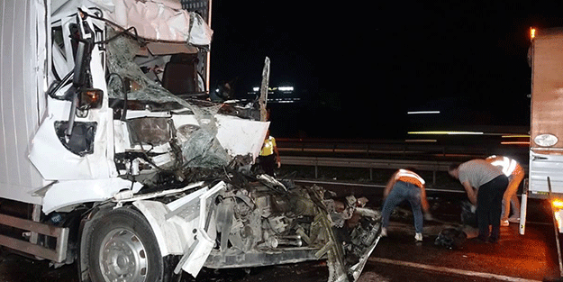 Düzce'de feci kaza 1 kişi hayatını kaybetti