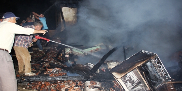 Düzce'de feci yangın!